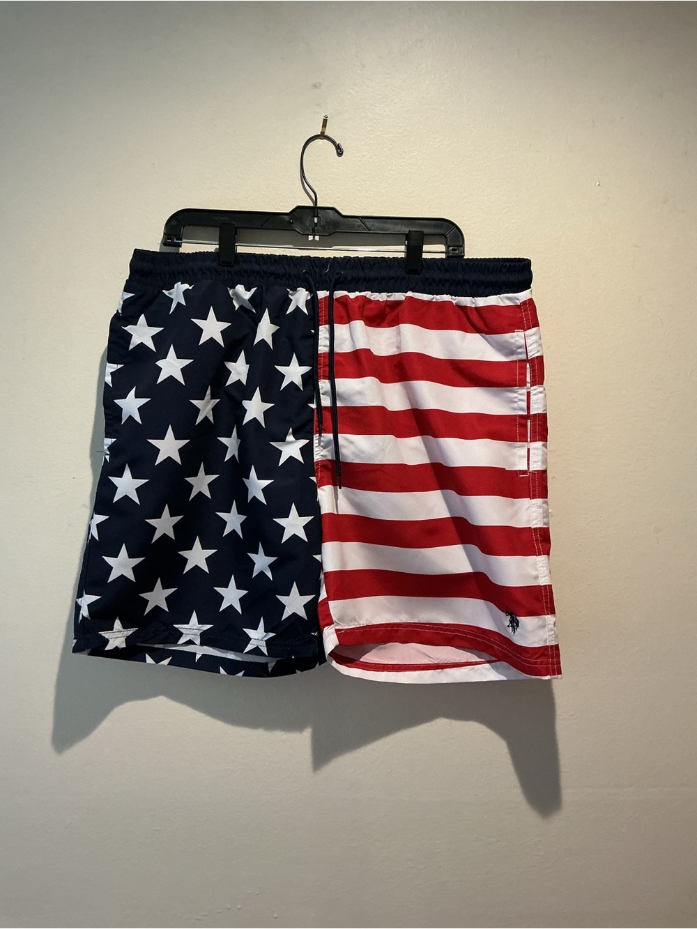 U.S. Polo Assn. American Flag Swim Trunks - Size XL